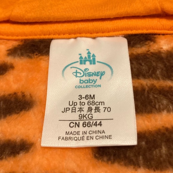 Disney Baby Warm Tigger Halloween Costume Size 3-6 Months EUC! - Picture 11 of 11